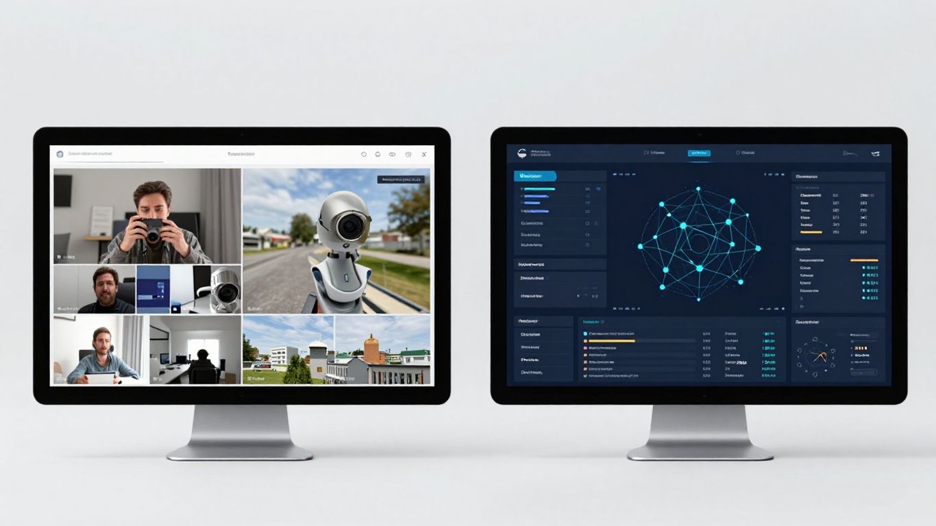 Avigilon Unity and Alta security system interfaces comparison.